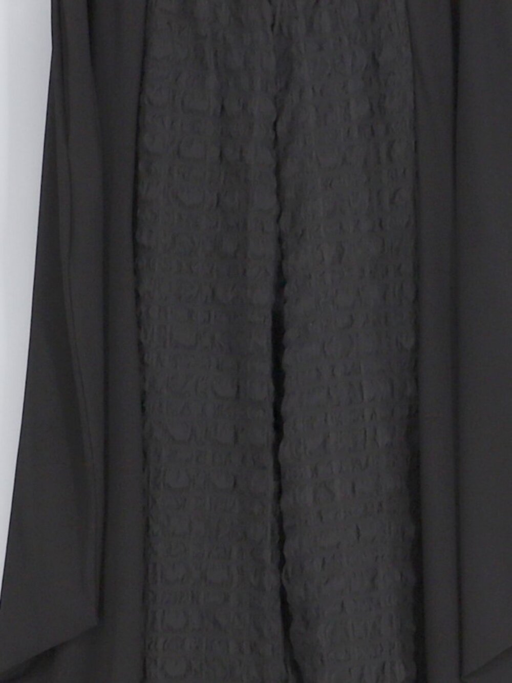 IC Collection Side Drape Crinkle Pull On Pants Black Size M - Picture 3 of 6